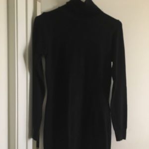 Long sleeve black dress